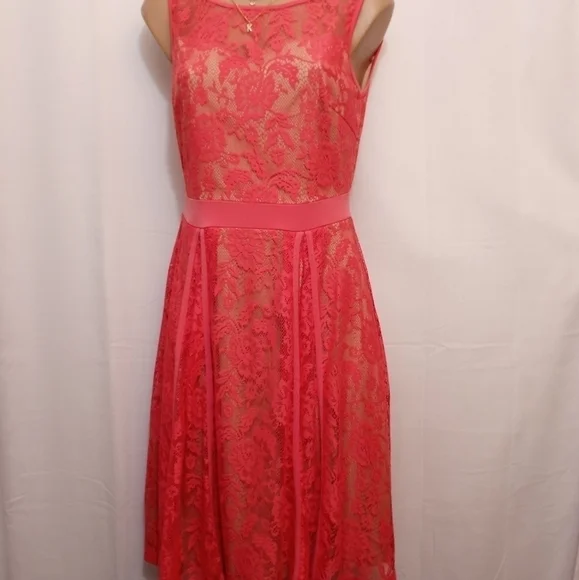 scoop back lace dress Pear Culture Juniors' Emma Corkscrew-Ruffled Dress - White main image 1